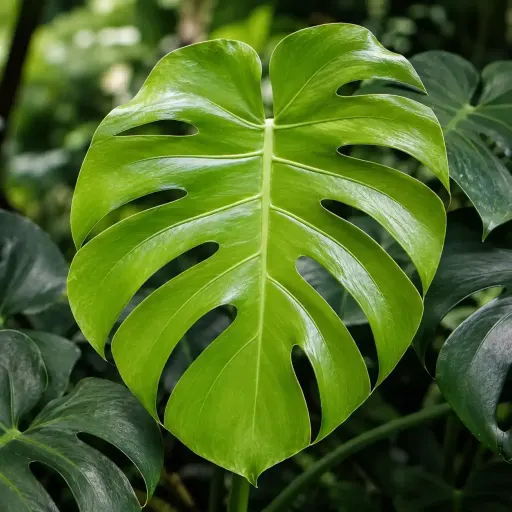 Example Monstera plant identification result