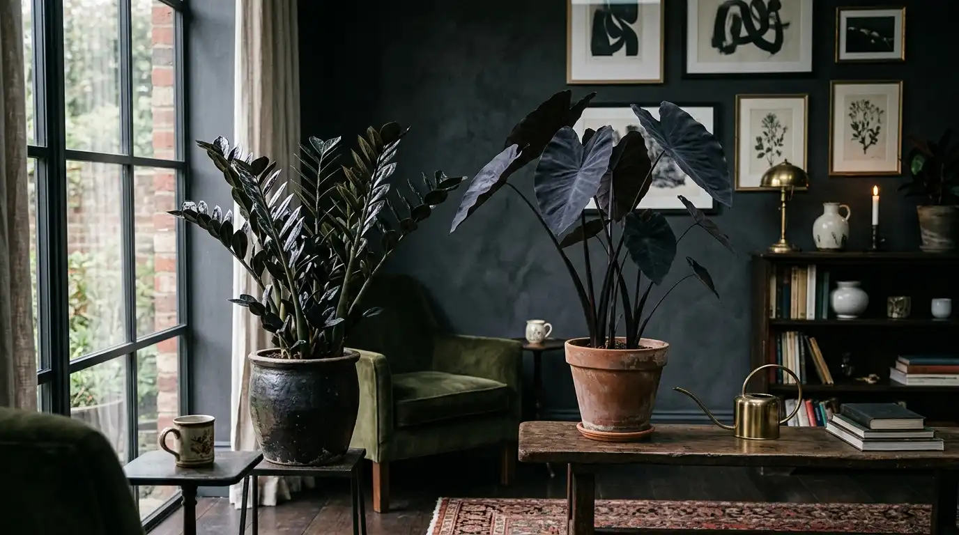 black foliage houseplants
