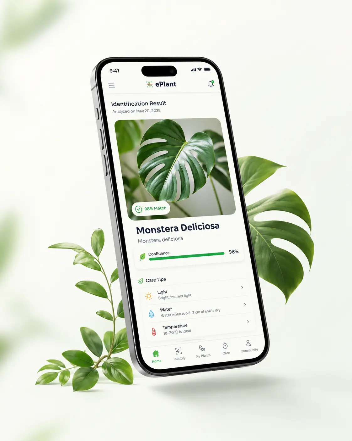 ePlant app screenshot on a mobile phone